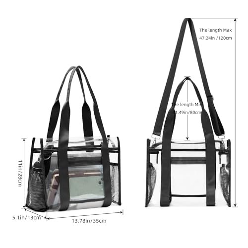 Bolso Tote transparente aprobado para estadio miniatura 4