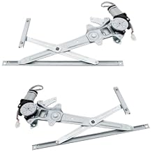 Replacement Power Window Regulator and Glass Set Front Driver and Passenger Fits Nissan Versa 2012-2019 1.6L I4