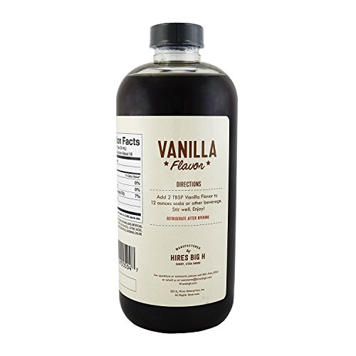 Hires Big H Vanilla Syrup, Great for Soda Flavoring 18 oz - 1 Pack
