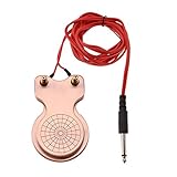  wosume Tattoo Controller Controller, Iron Tattoo Pedal Controller Foot Switch para Tattoo Machine Gun Fuente de alimentación