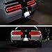 VIPMOTOZ Full LED License Plate Light Tag Lamp Housing Assembly Replacement For Dodge Charger Challenger Chrysler 300 Jeep Compass - 6000K Diamond White, 1-Piece Kit