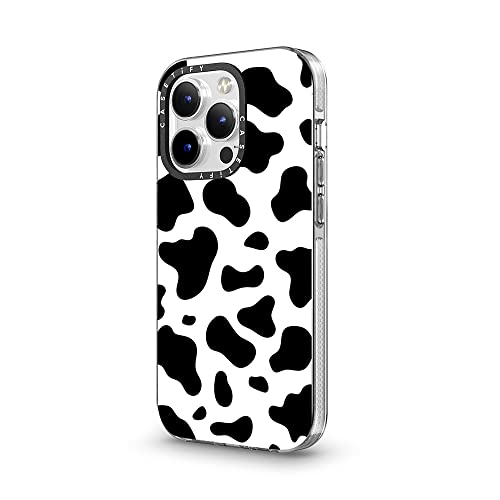 Coque CASETiFY transparente pour iPhone 14 Pro Magsafe imprimé vache luxe