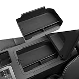 LUWU 2024 Land Cruiser Center Console Organizer Compatible with Toyota Land Cruiser Prado J250 2024 2025 Accessories Interior ABS Armrest Storage Box Armrest Tray Organizer Insert (Not Fit Cool Box)