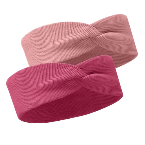 Bubalove - SET 2 x Baumwollstirnbänder für Mädchen und Neugeborene, Baby...