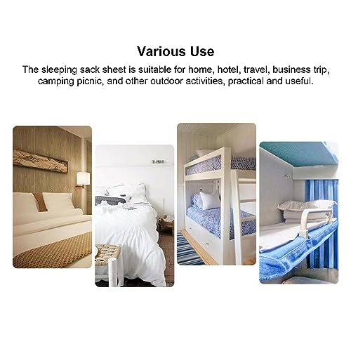 Sleeping Bag Liner, Sleeping Bag, Hotel Business Trip Travel Sleep Sack, Super Thin Fibers, Dust Proof, Rabbit Style, for Outdoor Travel Hiking Hotels Picnics 31 X 82 Inch (Rabbit Style)