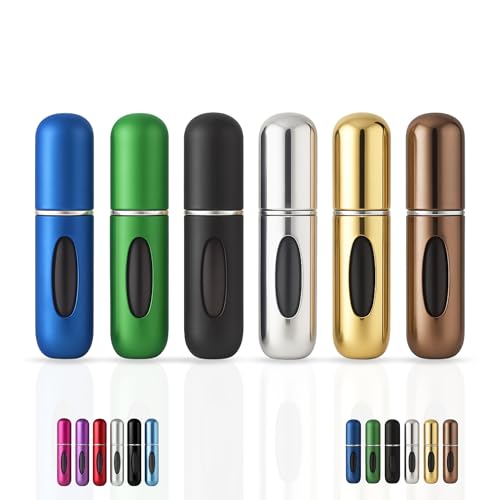 YUME 6 PCS 5ML Atomizador Perfume Recargable, Mini botella...