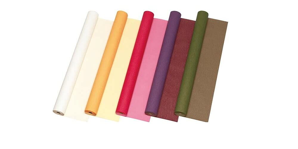 Amazon | クレープペーパー ワイドビスクレープ 97cm×20m 68582 レッド