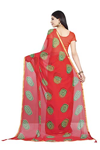 Image of RANI SAAHIBA Women's Bhagalpuri Art Silk Saree With Blouse Piece