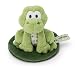 Kuscheltier Frosch Fridolin Frog auf Blatt 7cm - grün - Weiches NICI Plüschtier – niedliches Stofftier zum Kuscheln & Spielen – tolle Geschenkidee für Kinder & Erwachsene | 62281
