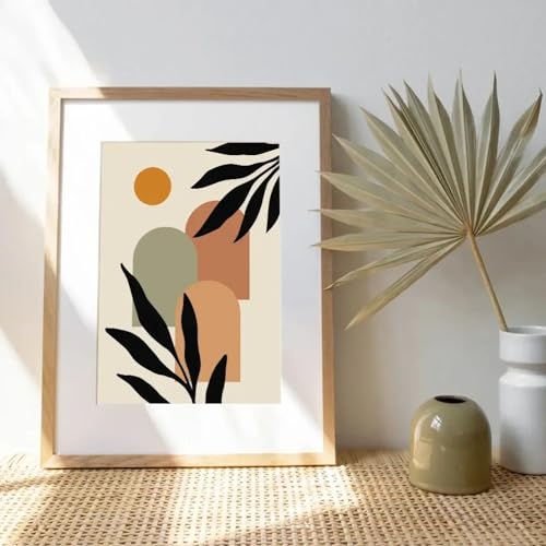 Soleil verdure simple HD art mural pour habiller un grand mur vide - 2