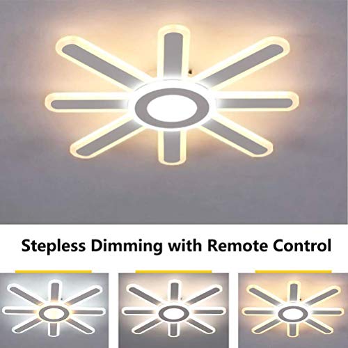 Plafonnier LED dimmable pour décoration de salon et chambre