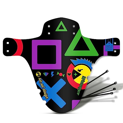 Riesel Design Mudguard Schlamm:PE – MTB Schutzblech inkl. Kabelbinder –...