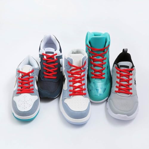 Image of VSUDO 1 Pair Oval Sneaker Shoelaces or Running Shoe Laces, Basketball Shoe Lace, Sport Shoestring or Athletic Shoe String