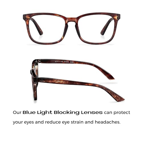Image of Readerest Blue Light Reading Glasses - Lightweight Computer Glasses w /Spring Hinges - UV Protection, Anti Glare & Eye Strain