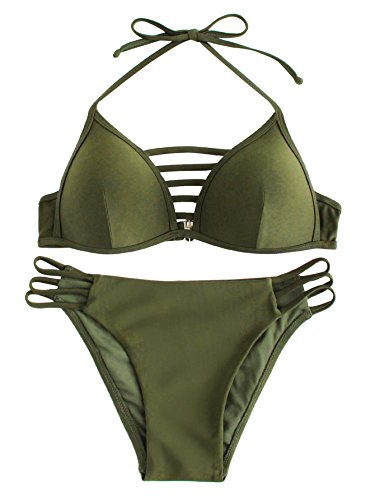SOLYHUX - Conjunto - para Mujer Verde XL