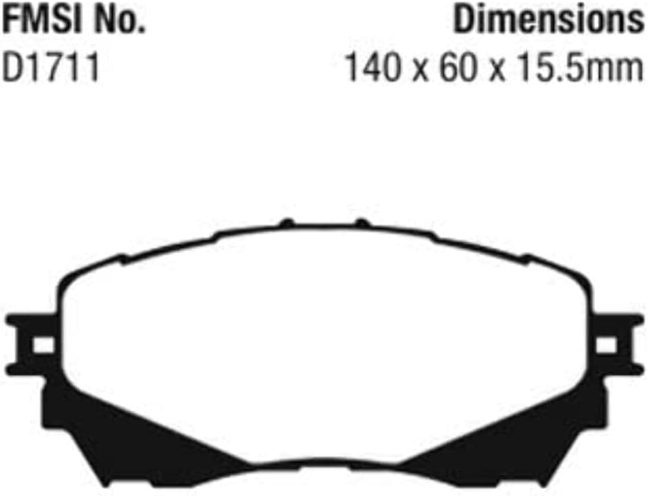 EBC Brakes DP42170R Yellowstuff Performance Brake Pad