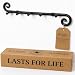 RTZEN 5 Hooks Swirls Decorative Rack for Hanging Home Organized - Key Bar, Tools, Accessories - Wall Mount Easy Installation | Keys Holder for Wall | Handmade Keyrack