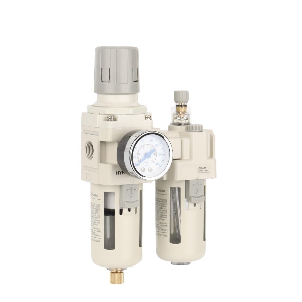 Regulador de filtro de aire AC3010-03 | Unidad de tratamiento de aire de alta calidad con purga automática para control de presión industrial
