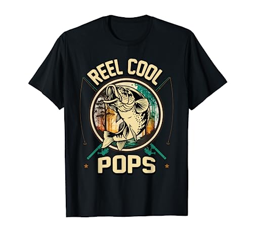 Reel Cool Pops Cadeau de pêche drôle T-Shirt