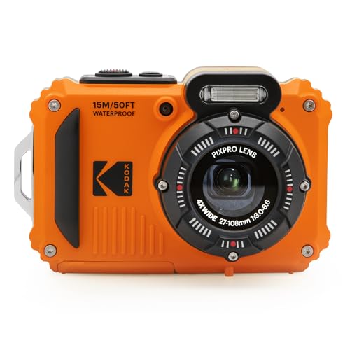 Kodak Pixpro - WPZ2 - Appareil Photo Numérique Compact 16MPixels Etanche et Anti-Choc - Jaune