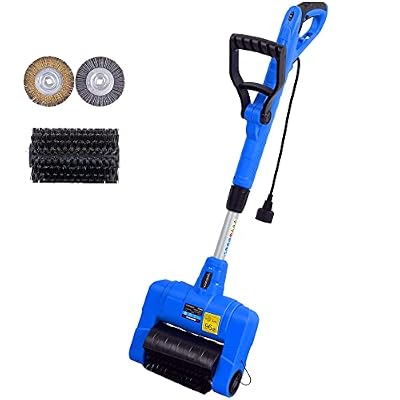SICENXTOOLS Electric Grout Cleaner Machine, Stand Up Joint and Surface Brush, Safety Cleans Grout, Moss, Weed Between Floor Tiles, Patio, Board, Bricks, Deck, Pool, Paver