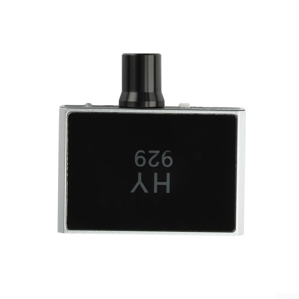 Rohrleckdetektor HY929 Akustischer Wasserlecksucher mit Kopfhörern, starkes Eindringen Audiogerät für Sanitär, Silber, 6 x 5,8 cm