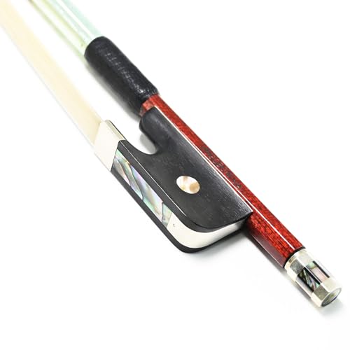 Wooden Viola Bow Viola Bow 4/4 Full Size Carbon Fiber (Black Bow