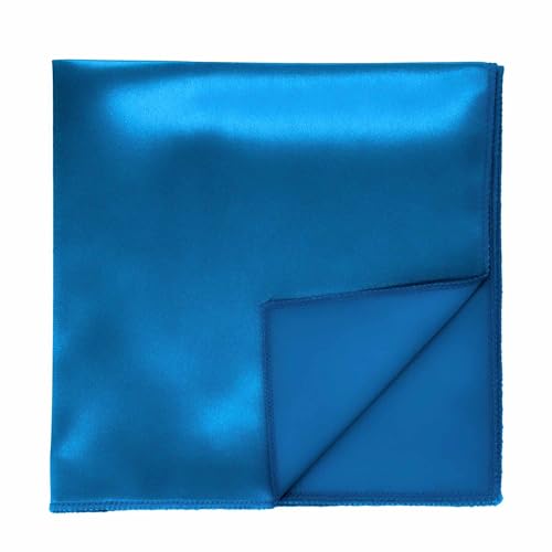 Image of tiemart Solid Color Pocket Squares for Men | For Suits, Perfect for Wedding Parties, 12 x 12 inch / 30 x 30 cm