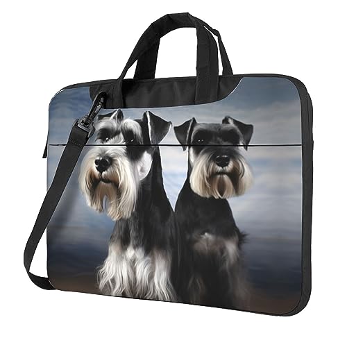 Sacoche ordinateur schnauzer originale pour aller au bureau ou en cours