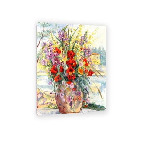 Reproduction de peintures à l'huile Wildblumen MOBYAT grand tableau mural prêt à poser