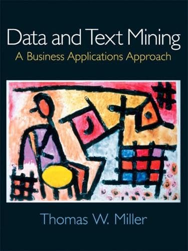 Data and Text Mining: A Business Applications Approach