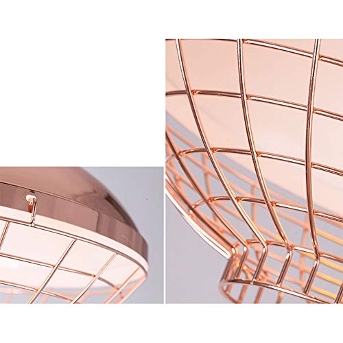 Lustre créatif 1 lumière à placage net pour éclairage de cuisine