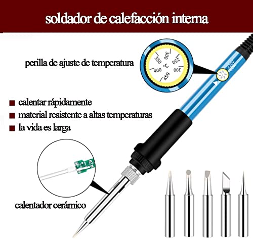 La Mejor Selección de Soldador de estaño precio del mes. 30 Imagen adicional