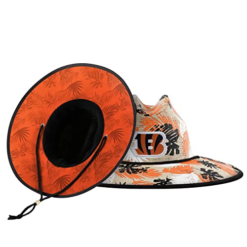 FOCO Cincinnati Bengals NFL Floral Printed Straw Hat