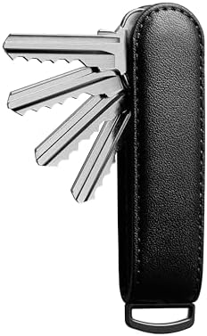 Jibbon Italian Premium Leather Key Organizer - Stylish Key Holder...