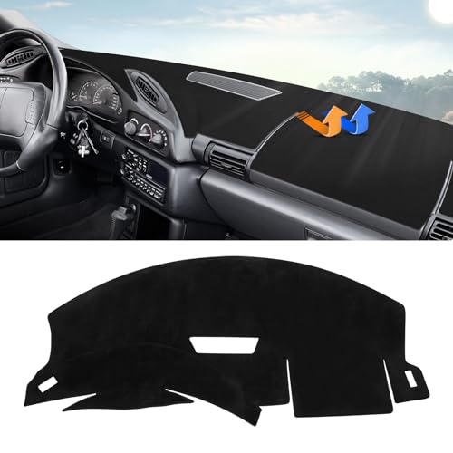 Image of Autorder Dashboard Cover Mat for 1993 1994 1995 1996 Chevrolet Camaro Accessories Dash Cover Upgrade Velvet Dash Mat Sunshade Glare UV Rays Protector