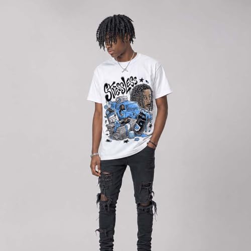 Image of DopeSkill Graphic Tee Streetwear Hip Hop Hypebeast Street Style Unisex T-Shirt Sneaker Colour Matching Shirts Cool Flexing