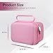 Canboc Carrying Case for KODAK PIXPRO AZ528/AZ405/AZ425/AZ401/AZ255 Digital Camera, Mesh Pocket fit Cable, Batteries, Pink (Case Only)