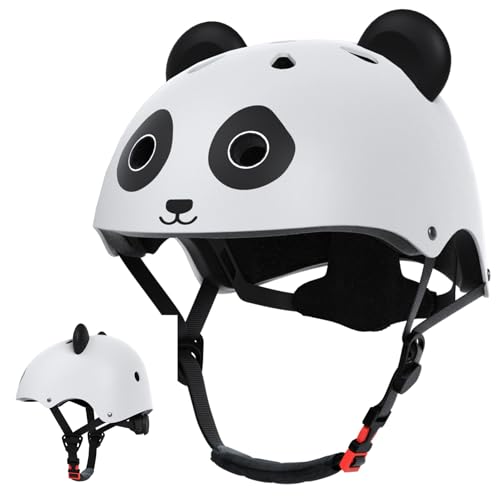 KORIMEFA Cute Toddler Helmet for 1-6 Years Little Kids, Balance Bike/Tricycle/Scooter/Skateboard Protection Helmet, Multi-Sports Adjustable Helmet for Boys Girls, 44-50cm