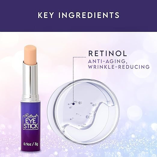 Retinol Eye Stick & Caffeine Under Eye Brightener – Under Eye Balm Stick for Dark Circles, Puffiness, Eye Bags, Wrinkles & Fine Lines, Cooling Under Eye Stick, 2 Pack - Image 7