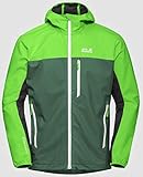 peak softshell Sehr wasserabweisend Jack Wolfskin Eagle Peak Softshell Jacket Herren Softshelljacke, graugrün, S