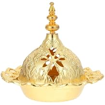 DOITOOL Charcoal Frankincense Incense Resin Electric insence bakhoor Oil Coal Burning Myrrh kit Gold incienso Oud Bowl Cauldron lamp Set Metal quemador Copal Brass Stick Tray