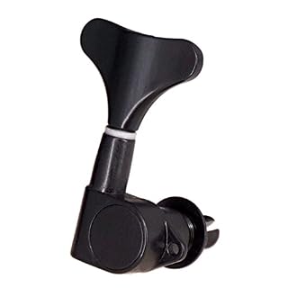 Instrument Accs String Tuning Peg Mécaniques pour Basse/Argent, 5 4R Noir - Les Beatles, Paul McCartney, John Lennon, RIngo Starr, George Harrison Instrument Accs String Tuning Peg Mécaniques pour Basse/Argent, 5 4R Noir – Image 4