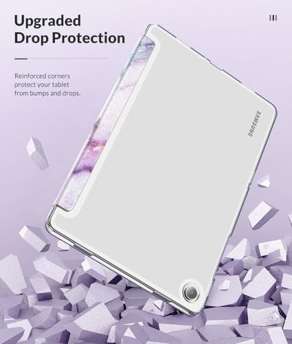 Image of MoKo Case for Samsung Galaxy Tab A11+ Plus 11 inch 2025, Purple Marble