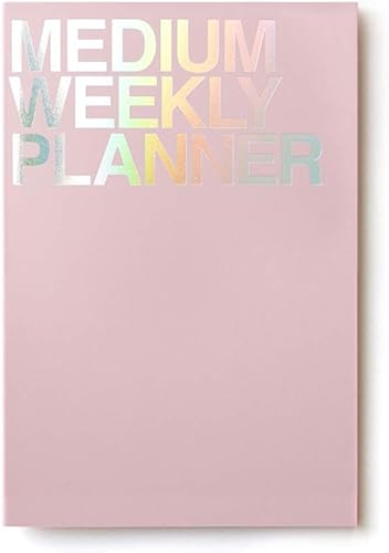 Miniatura 5 de JSTORY Medium Weekly Planner Lays Flat Undated Year Round Flexible Cover One Size Black