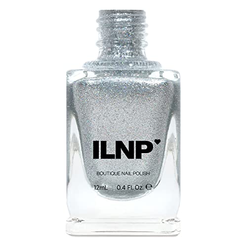 Image of ILNP Avalanche - Pure Silver Holographic Nail Polish