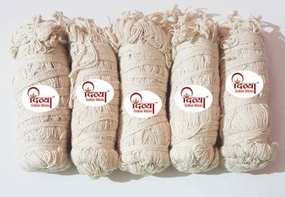 Buy Divya Cotton Wicks™ | Cotton Janeu | Yagyopaveet for Pooja | Janeu ...
