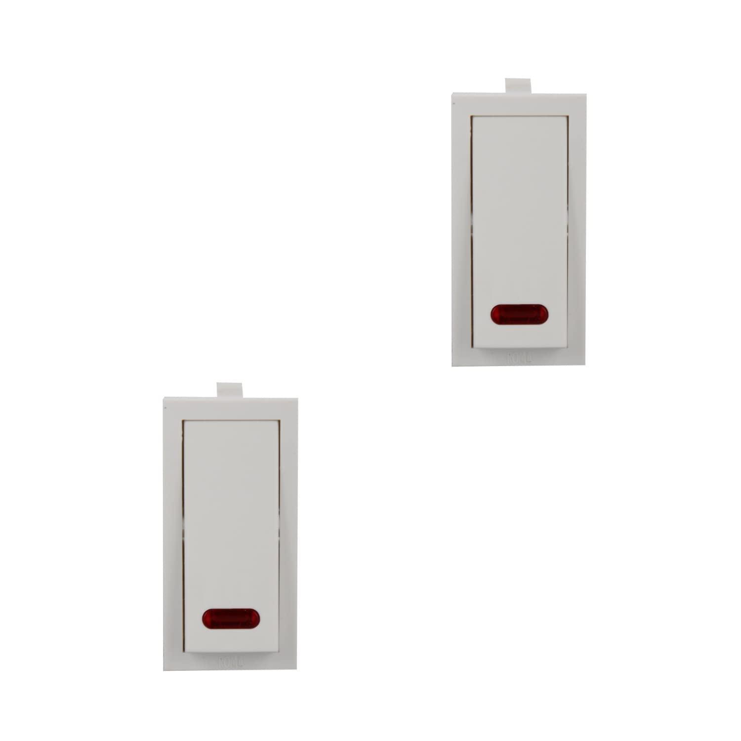 Anchor Roma 1-Way Switch with Neon 21077, White, 20 amp 240V (Pack of 2)