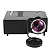 Produktbild Mavis Laven Mini-Projektor 1080P HD Heim-LED-Projektor Tragbares Heimkino LED Mini-Kabelprojektor Tragbarer Filmprojektor Unterstützung VGA USB(schwarz)