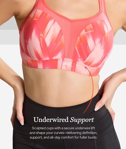 Image of Panache Women's High Impact Underwire Sports Bra Max Support, Moisture Wicking, Heavy Duty Sports Bra for Women